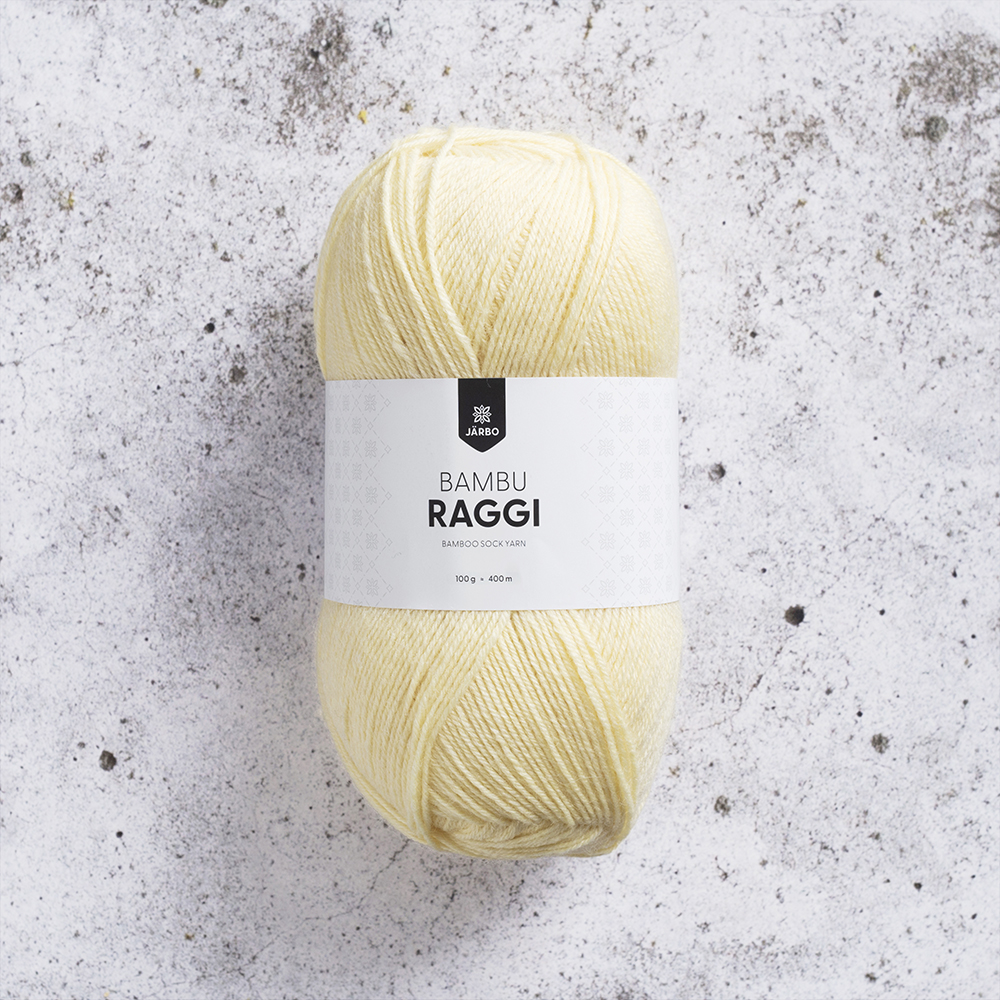 Järbo Bambu Raggi 100 g Gul 17214   Stickfasthet 28 maskor per 10 cm - 2