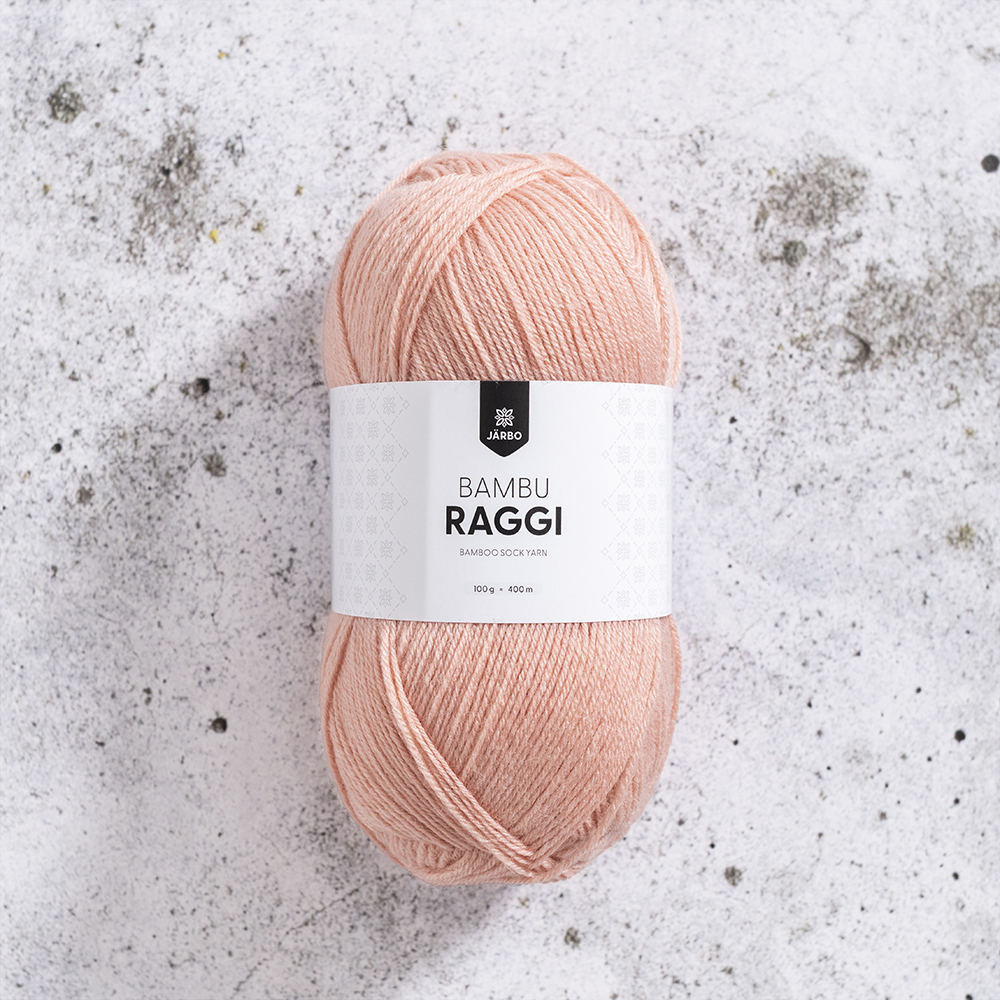 Järbo Bambu Raggi 100 g Rosa 17220  Stickfasthet 28 maskor per 10 cm - 2