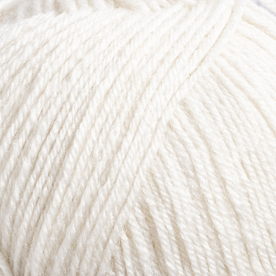 Järbo Bambu Raggi 100 g Vit 17216  Stickfasthet 28 maskor per 10 cm - 2