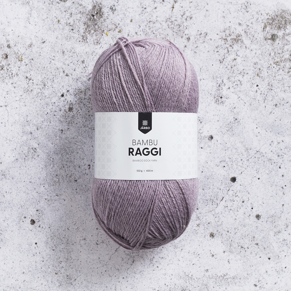 Järbo Bambu Raggi 100 g Lila 17215  Stickfasthet 28 maskor per 10 cm - 2