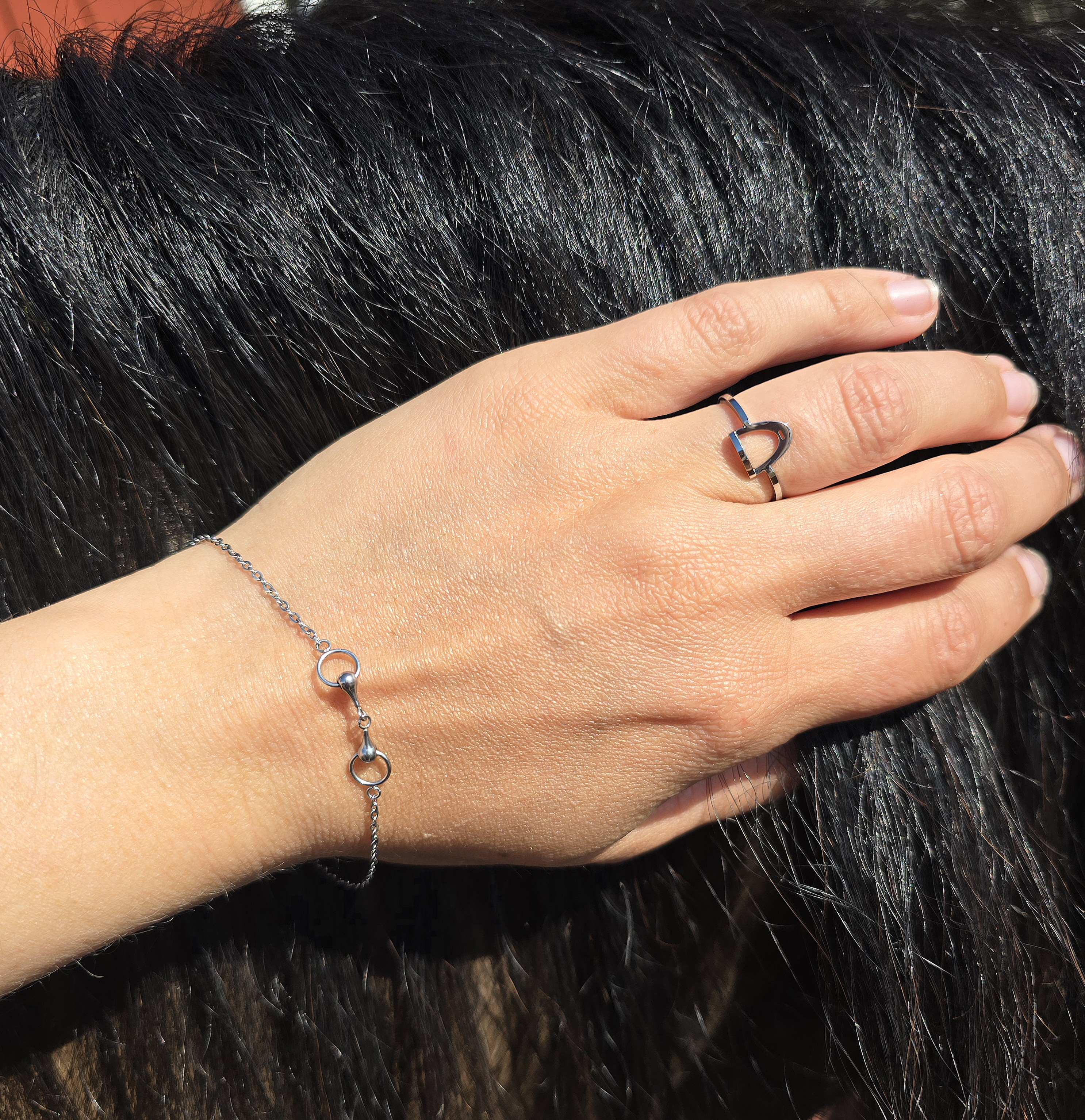 Stirrup Ring Silver  - 3