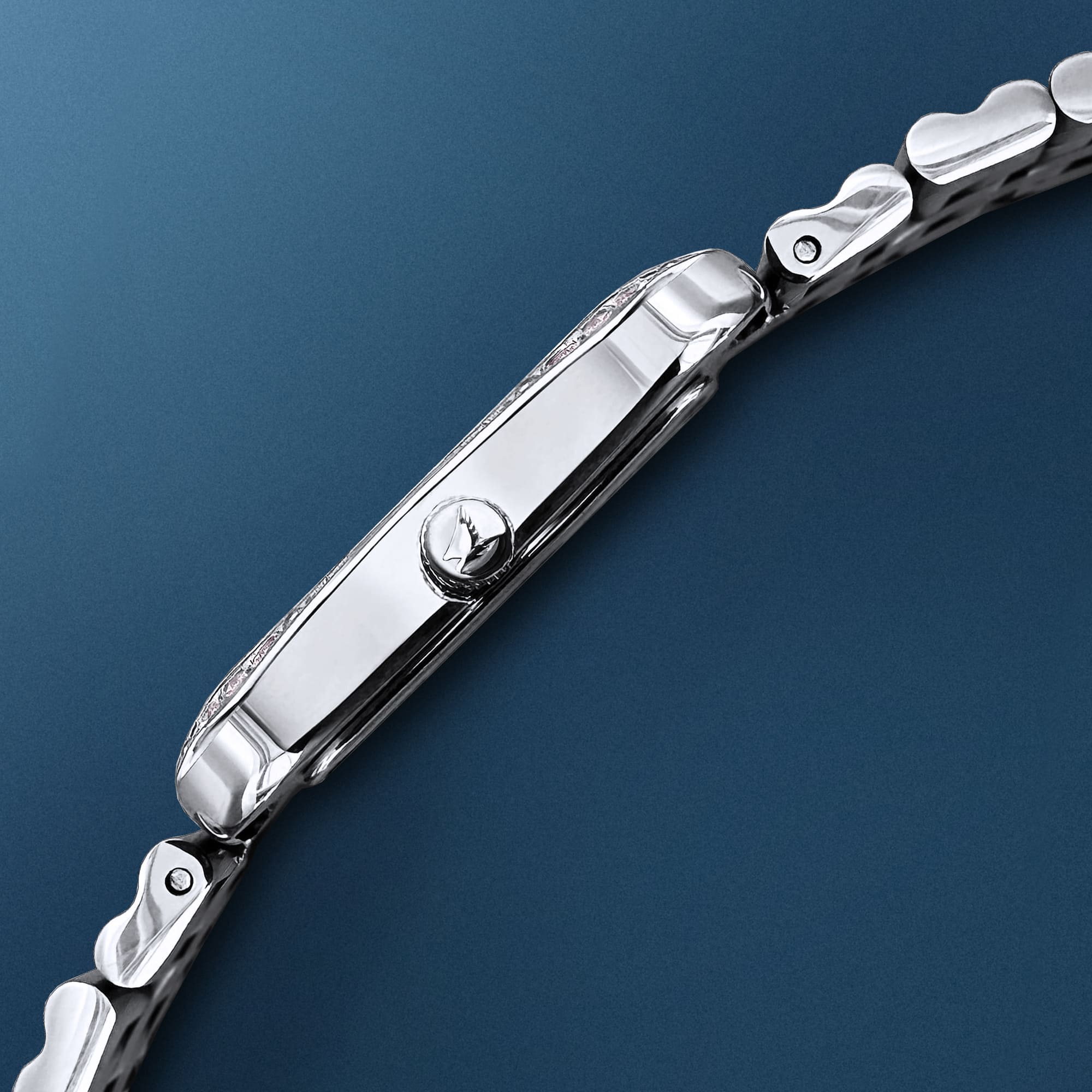 H&B Cronvas Pavé, Silver & White - 6