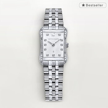 H&B Cronvas Pavé, Silver & White