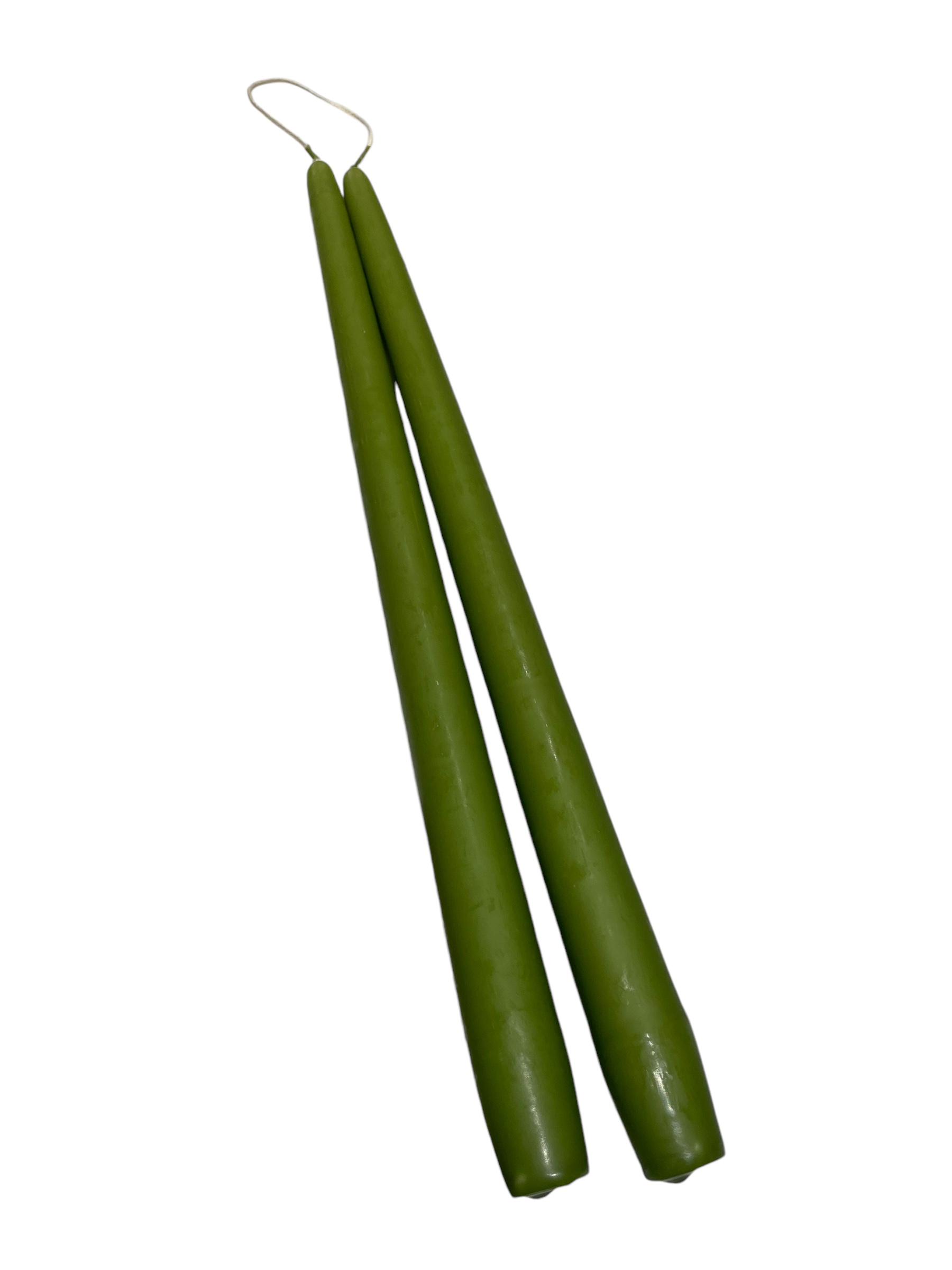 Antikljus Lindgrön Matt 35 cm