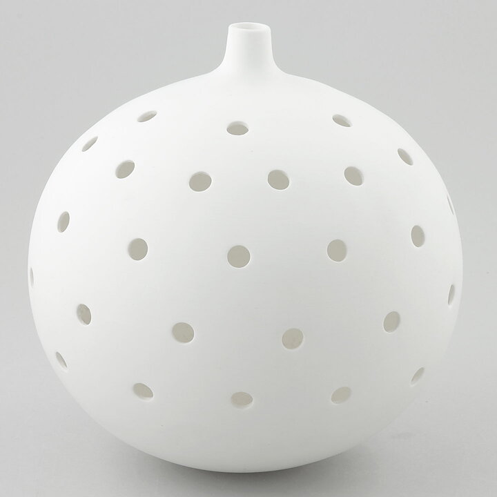 Stig Lindberg (Ting 1969) White Swelling Sculpture 18 cm