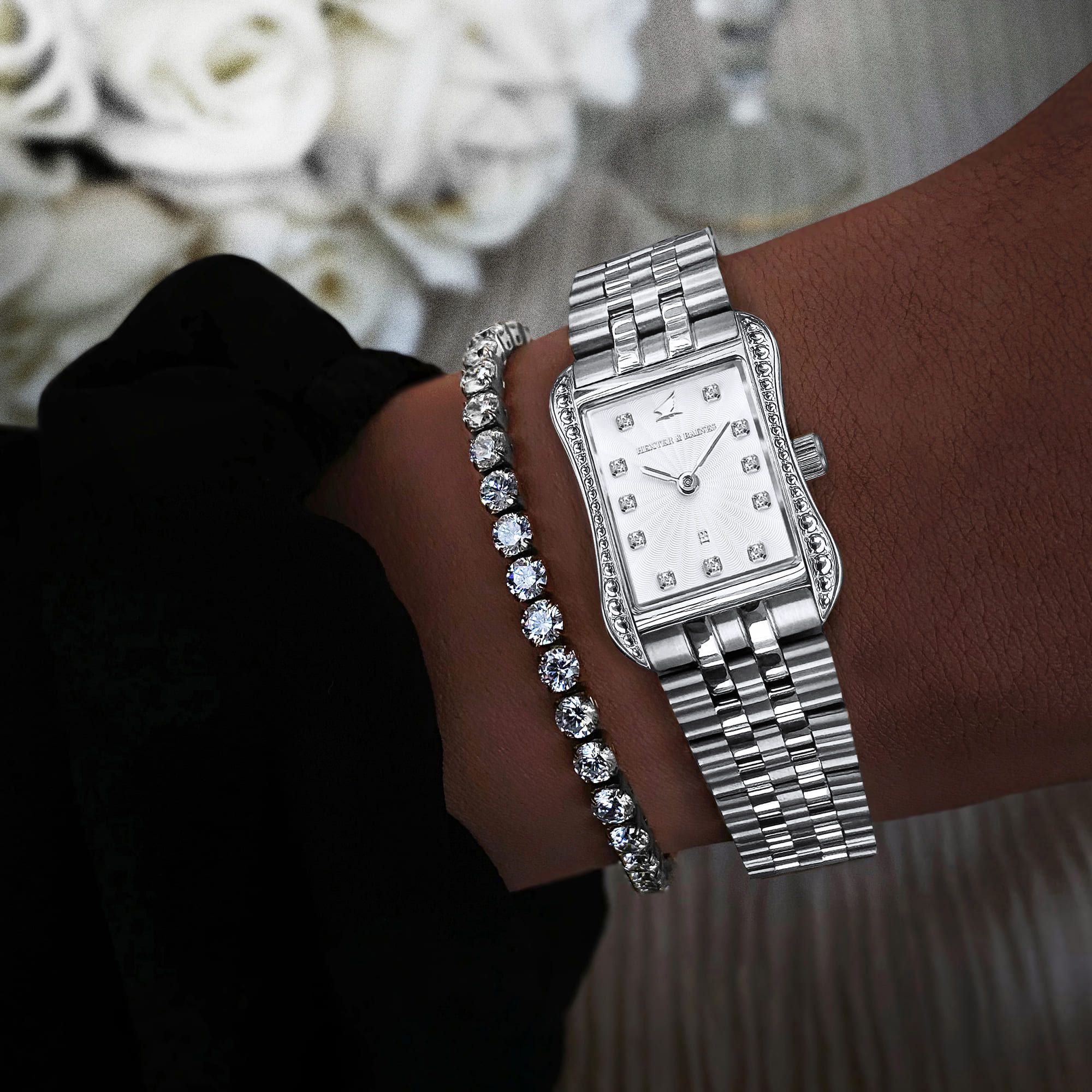 H&B Cronvas, Silver & White - 3