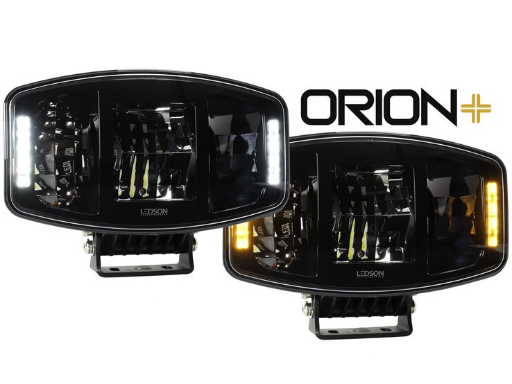 LED extraljus ORION+ LEDSON 100W med Orange/Vitt Positionsljus