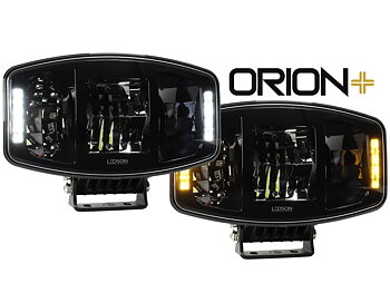 LED extraljus ORION+ LEDSON 100W med Orange/Vitt Positionsljus 