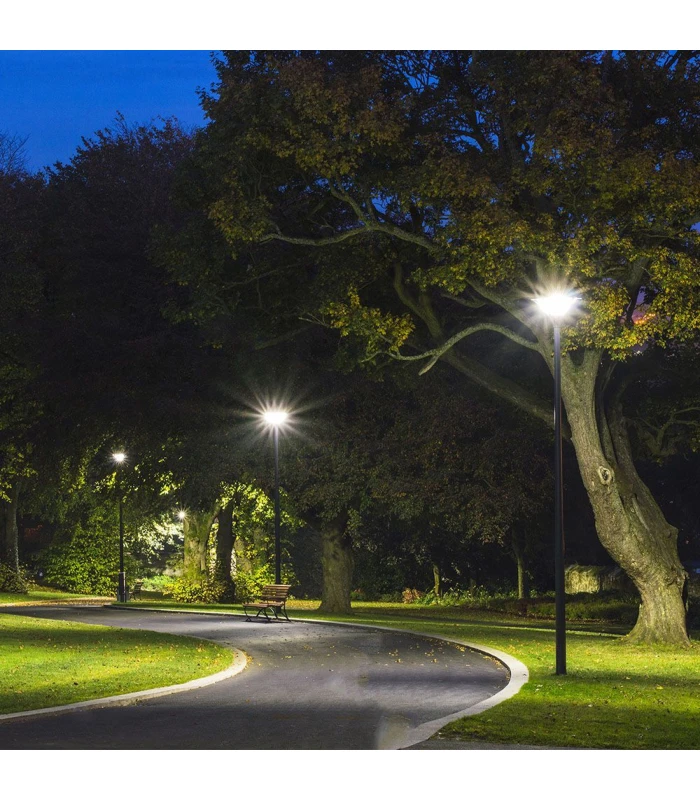 Lyktstolpe/Parkstolpe - Aluminium -  3m - Svart