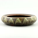 Carl-Harry Stålhane (1960s) Brown Round Studio Bowl 17 cm