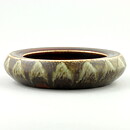 Carl-Harry Stålhane (1960s) Brown Round Studio Bowl 17 cm