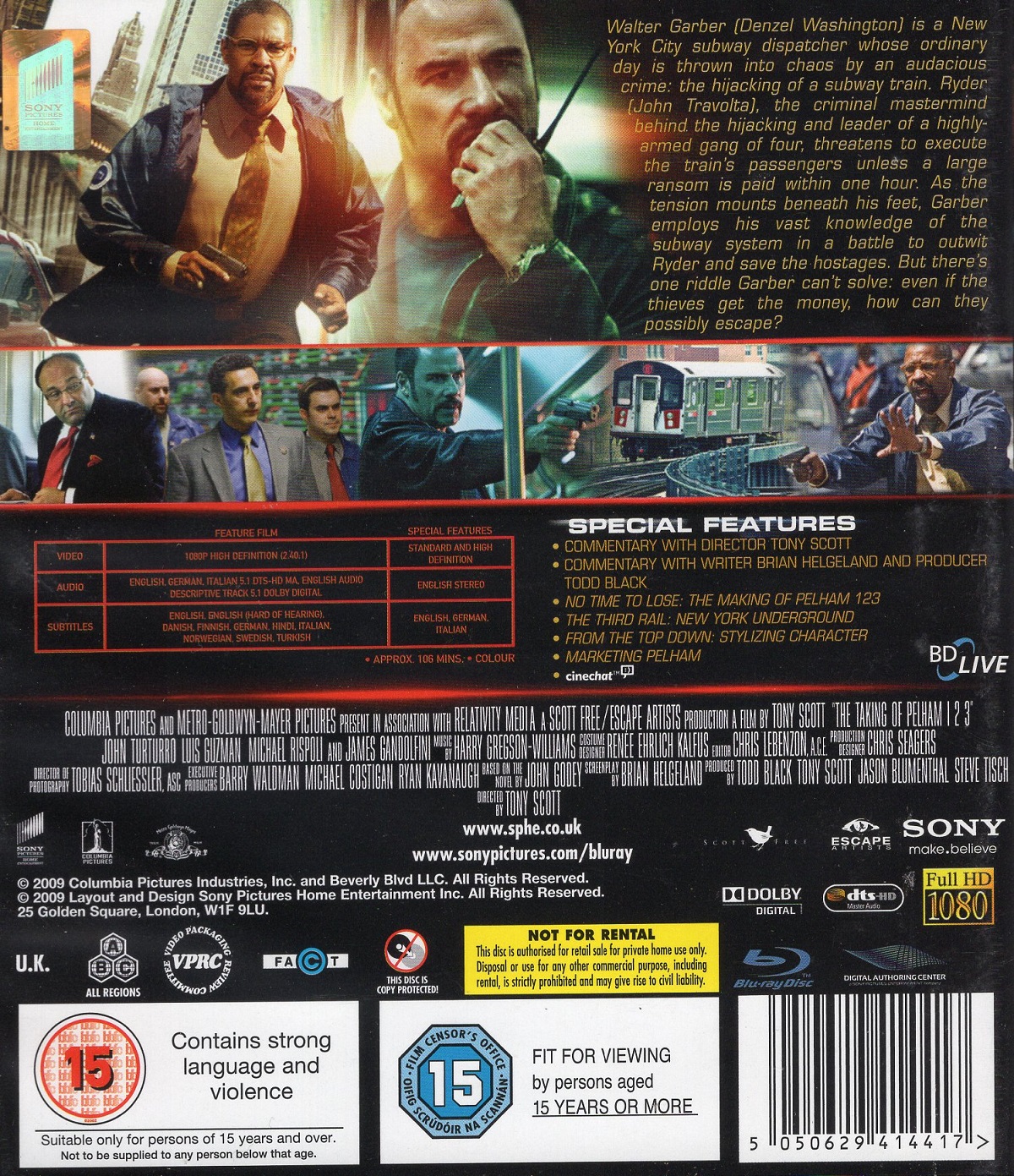 Taking of Pelham 1 2 3 (Blu-ray) - 2