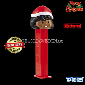 PEZ Dispenser RETRO GIRL X-MAS 2 SPECIAL RETRO COLLECTION LIMITED EDITION + Candy - Collector figure - PE09