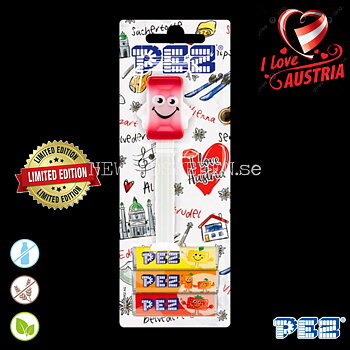 PEZ Dispenser MASCOT AUSTRIA SPECIAL LIMITED EDITION + Candy - Collector figure - PE13