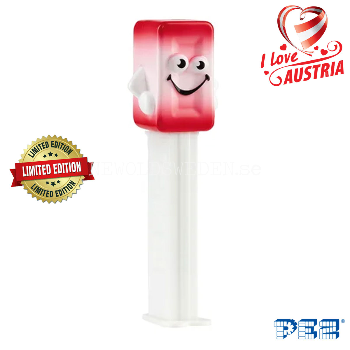 PEZ Dispenser MASCOT AUSTRIA SPECIAL LIMITED EDITION + Candy - Collector figure - PE13
