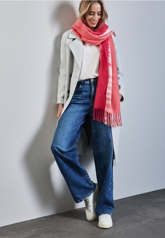 LTD QR Cosy Dip Dye Longscarf - Berry - Street One