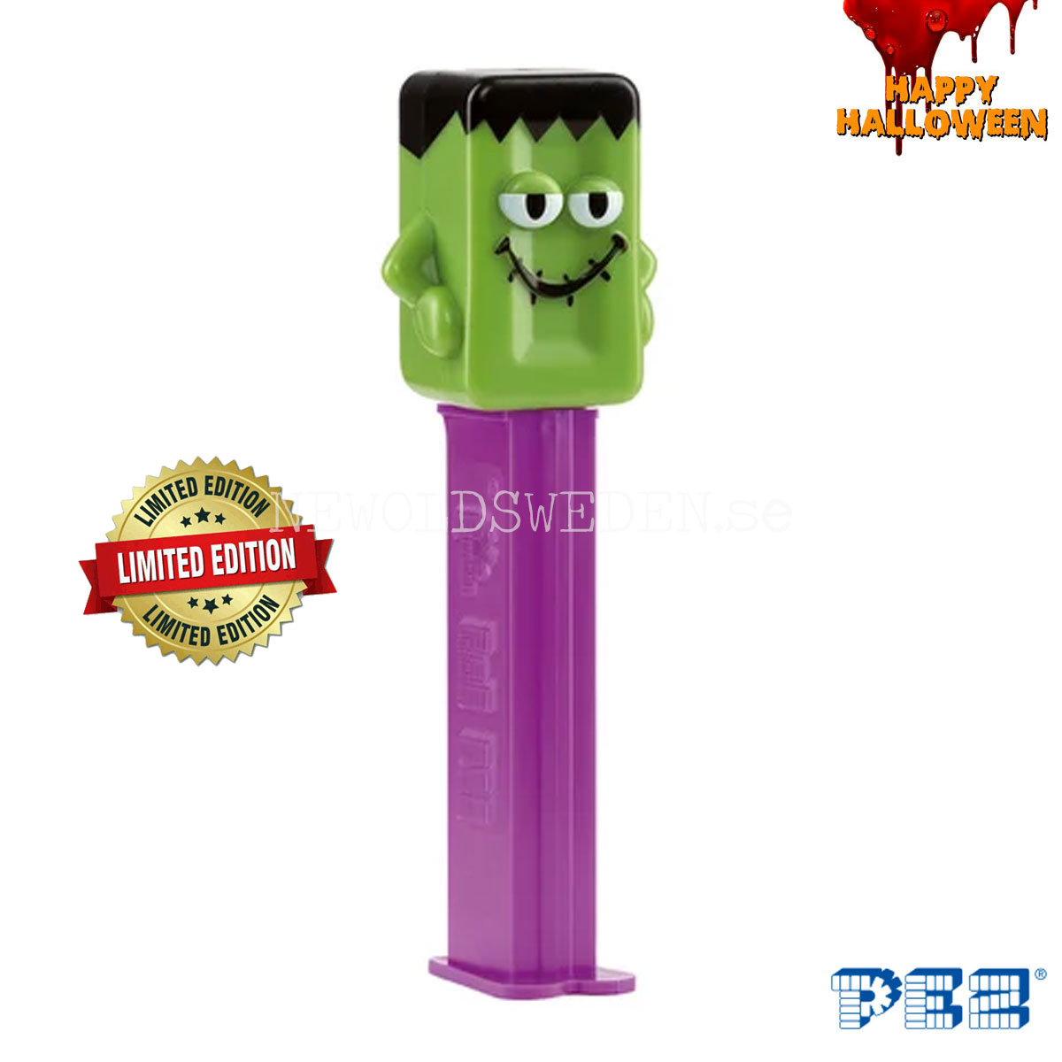 PEZ Dispenser MONSTER MASCOT FRANKY LIMITED EDITION + Candy - Halloween - Collector figure - PE27 - 4