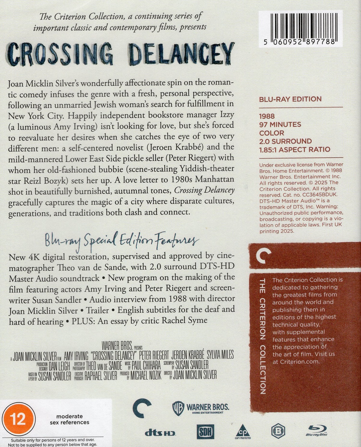 Crossing Delancey (Criterion Collection) (ej svensk text) (Blu-ray) - 2