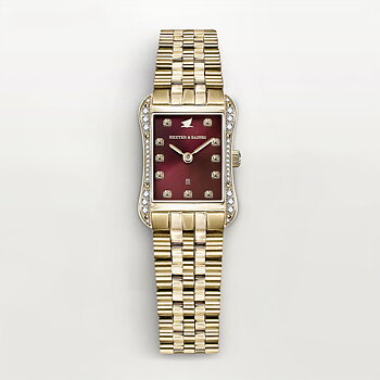 H&B Cronvas Pavé, Gold & Red