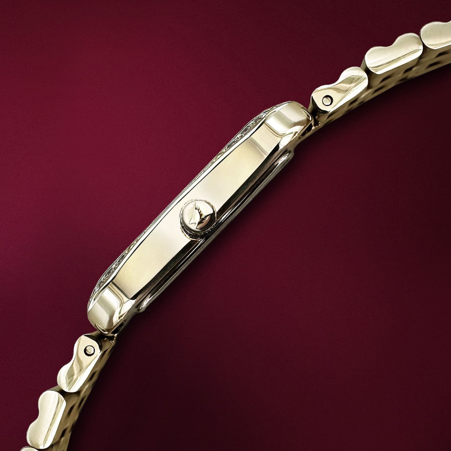 H&B Cronvas Pavé, Gold & Red - 6