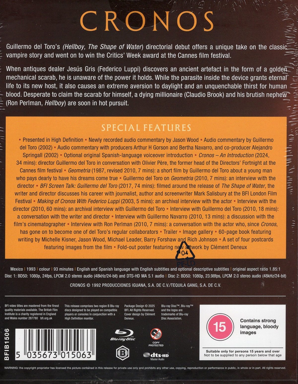 Cronos (Limited Edition) (ej svensk text) (Blu-ray) - 2