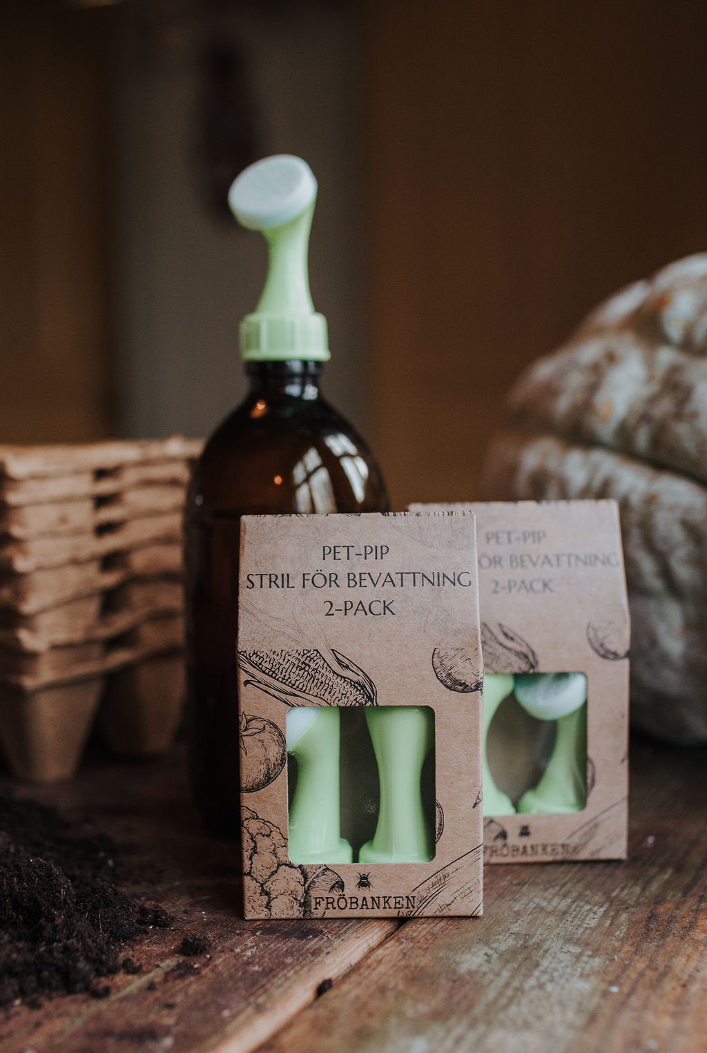 Stril till PET-flaska - Bevattningspip 2-pack