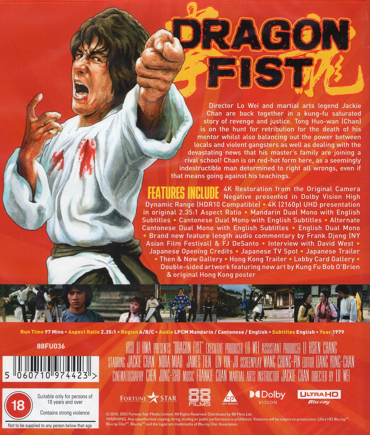 Dragon Fist (ej svensk text) (4K Ultra HD) - 2