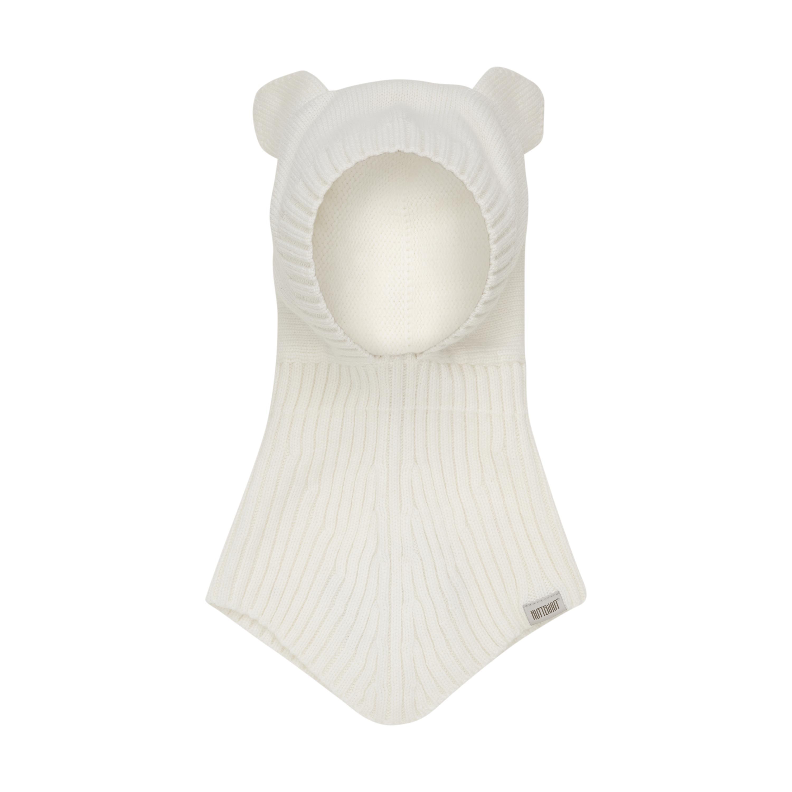 Balaclava Ears Wool Knit Off-white