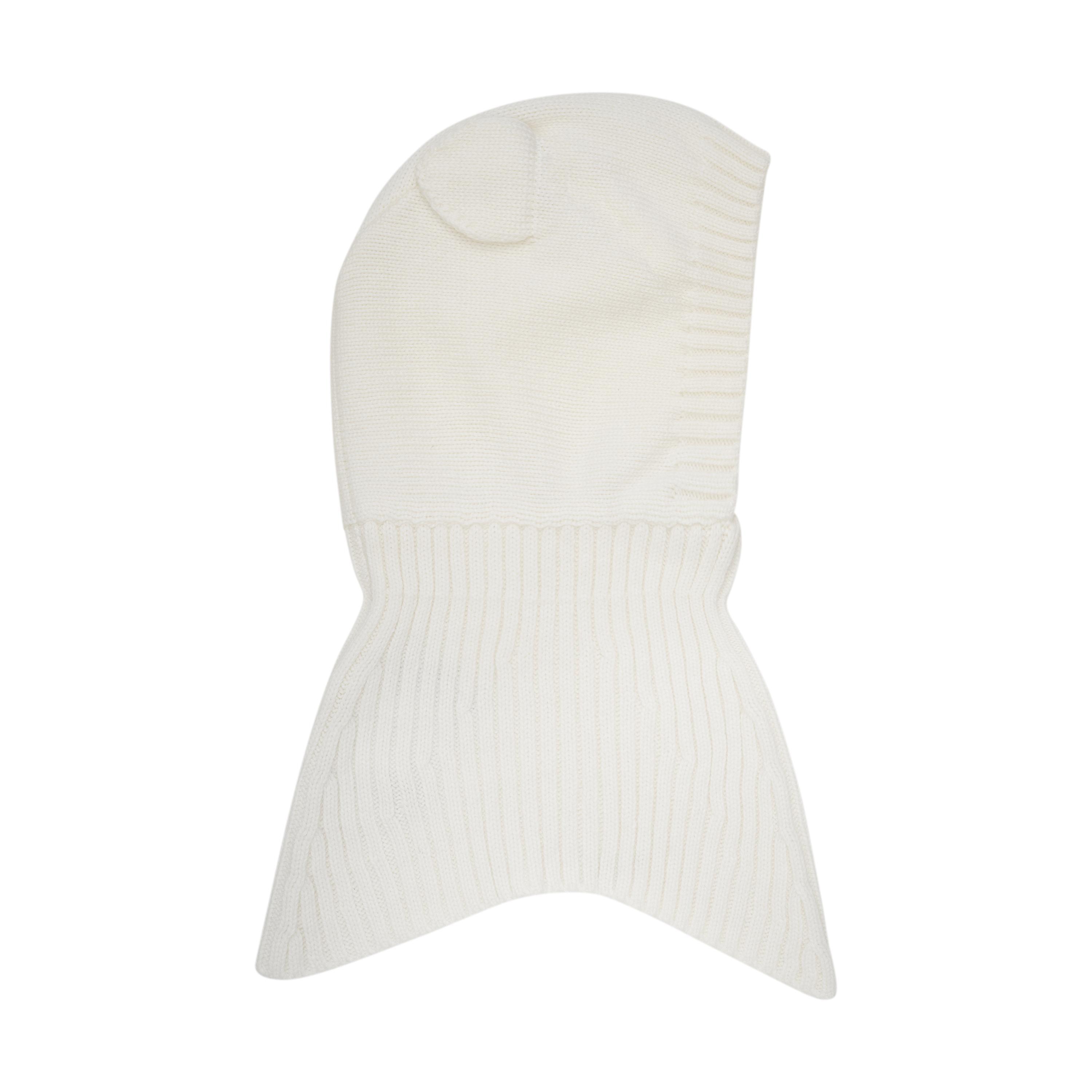 Balaclava Ears Wool Knit Off-white - 2