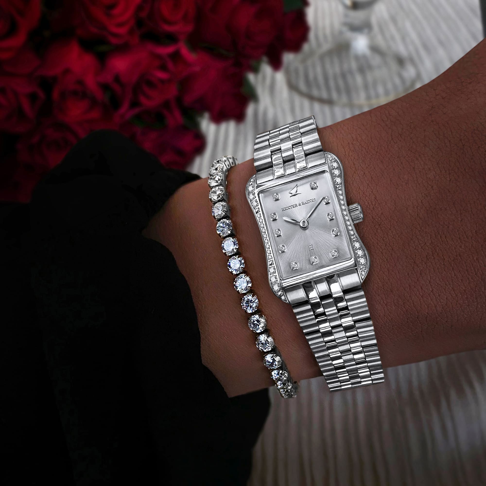 H&B Cronvas Pavé, Silver Sunray - 5