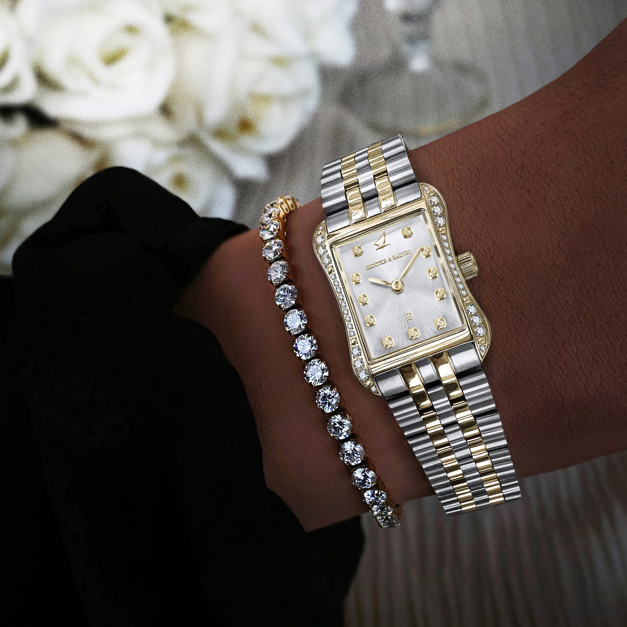 H&B Cronvas Pavé, Gold & Silver - 3