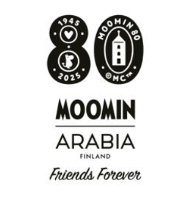 Arabia Muminmugg 30 cl - Vänner för alltid (Moomin 80 stämpel i botten) - 3