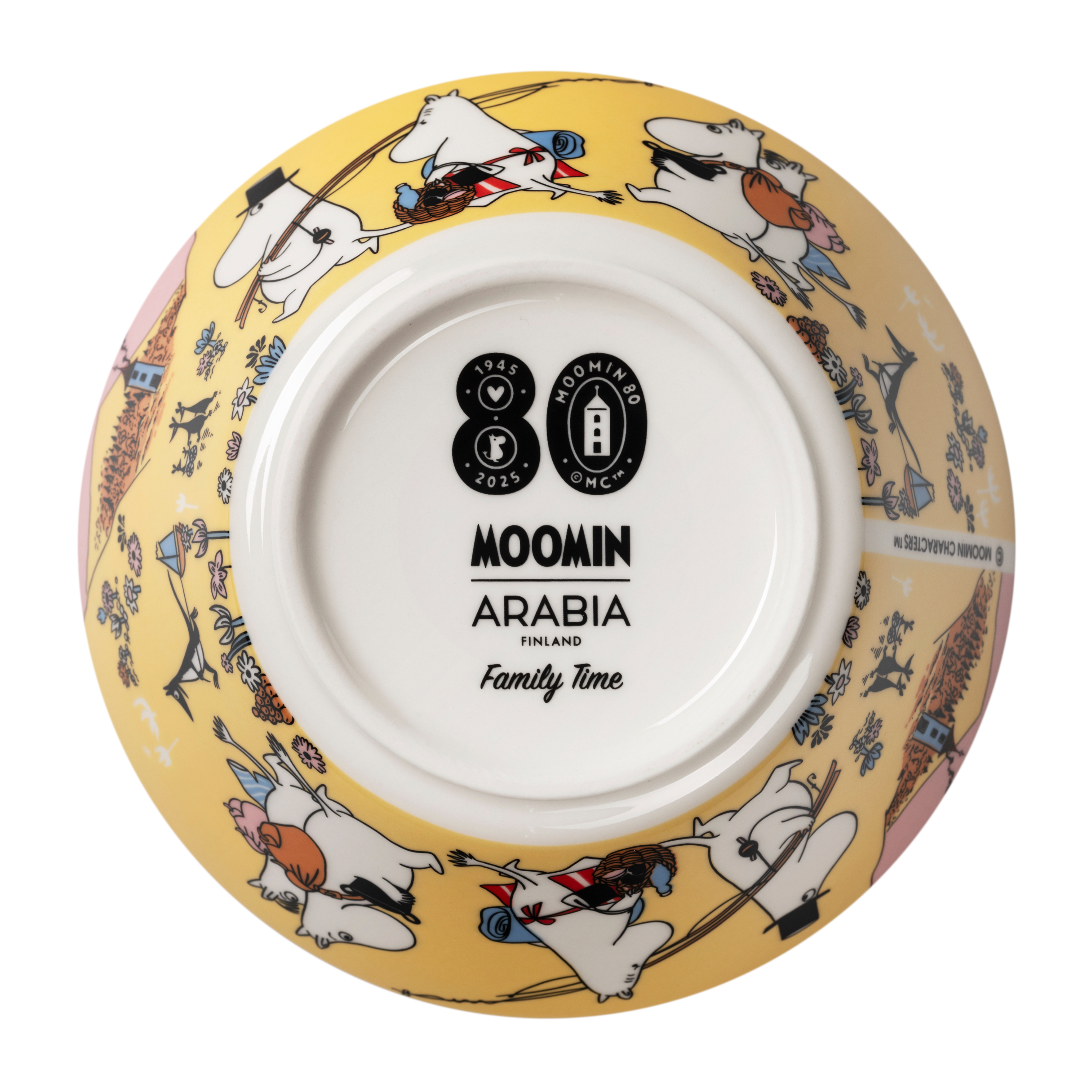 Arabia Muminskål -  Familjemys (Moomin 80 stämpel i botten) - 3