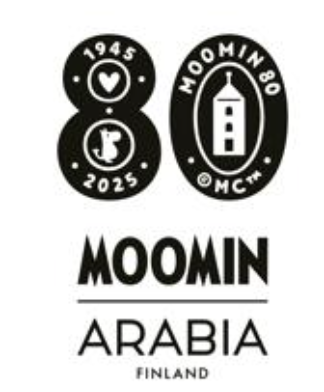 Arabia Mumintallrik 19 cm - Familjemys (Moomin 80 stämpel i botten) - 2