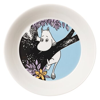 Arabia Moomin Saucer 15 cm - Friends forever (Moomin 80 stamp at the bottom)