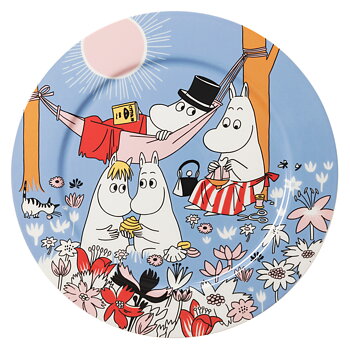 Arabia - Moomin - Serving dish 30 cm - Family Time (Moomin 80 stamp at the bottom)