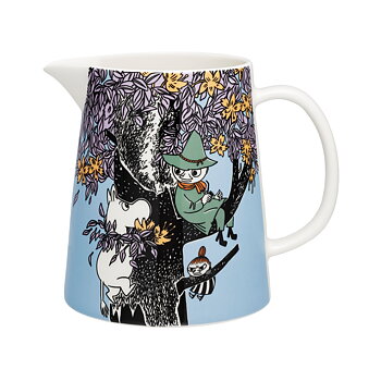 Arabia Muminkanna 1 liter - Vänner för alltid (Moomin 80 stämpel i botten)