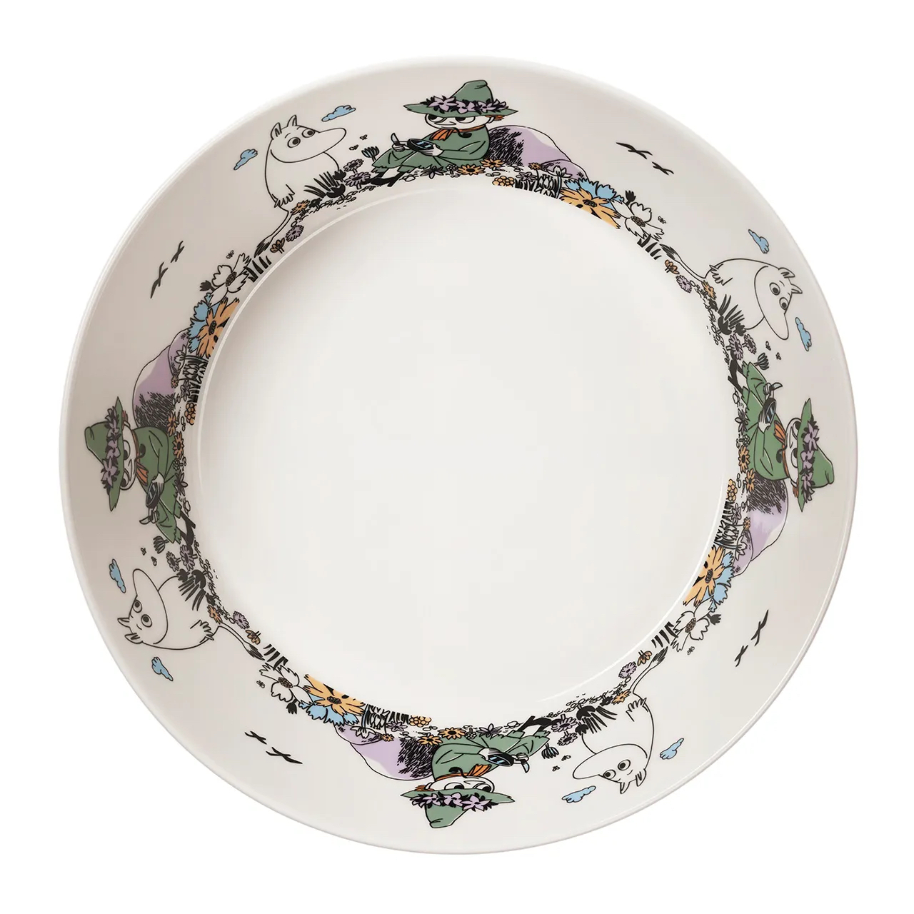 Arabia - Mumin Serveringsskål 23 cm - Vänner för alltid (Moomin 80 stämpel i botten) - 3