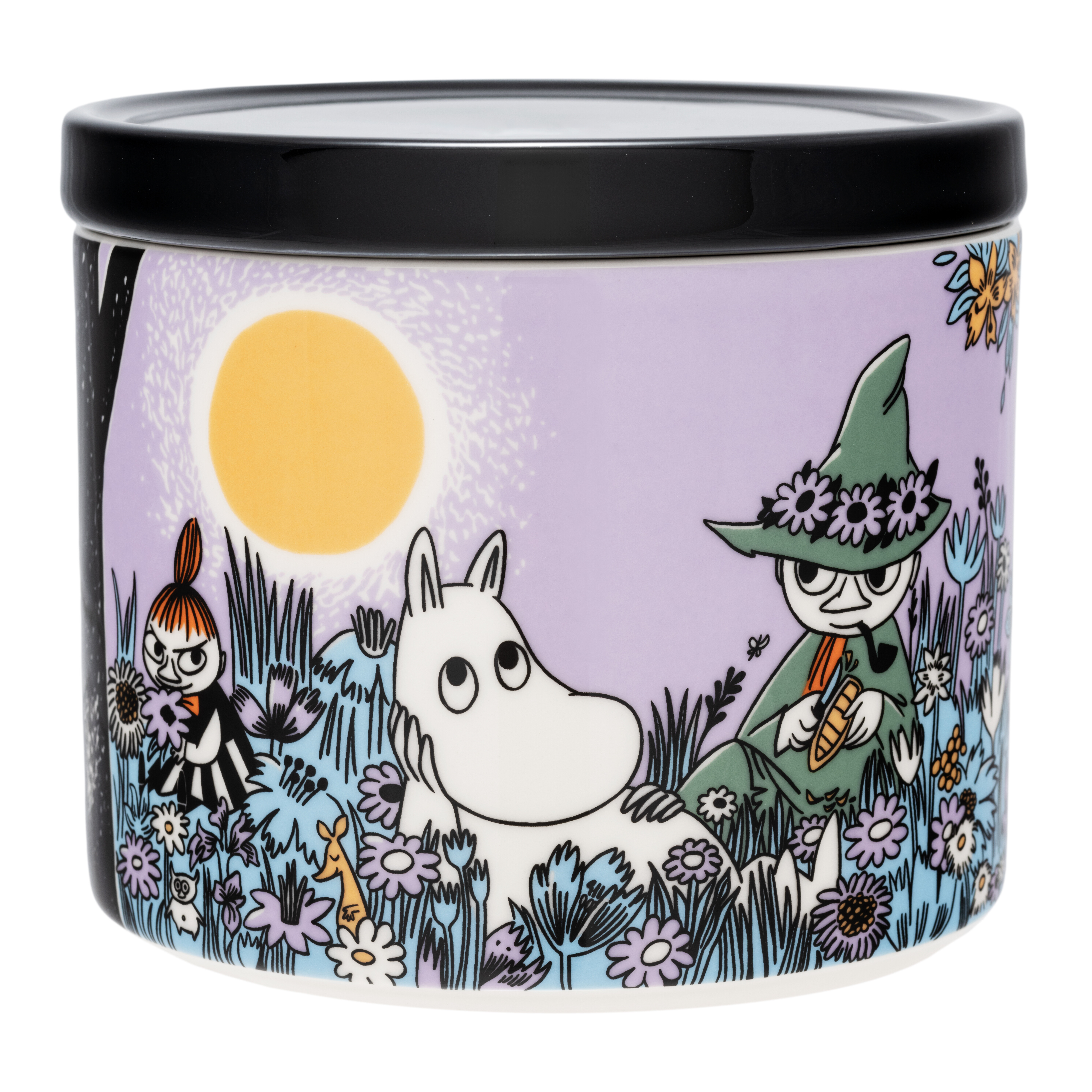 Arabia Mumin Kakburk 0,7 L - Vänner för alltid (Moomin 80 stämpel i botten) - 2