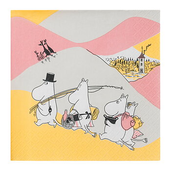 Moomin  Napkins - Family time