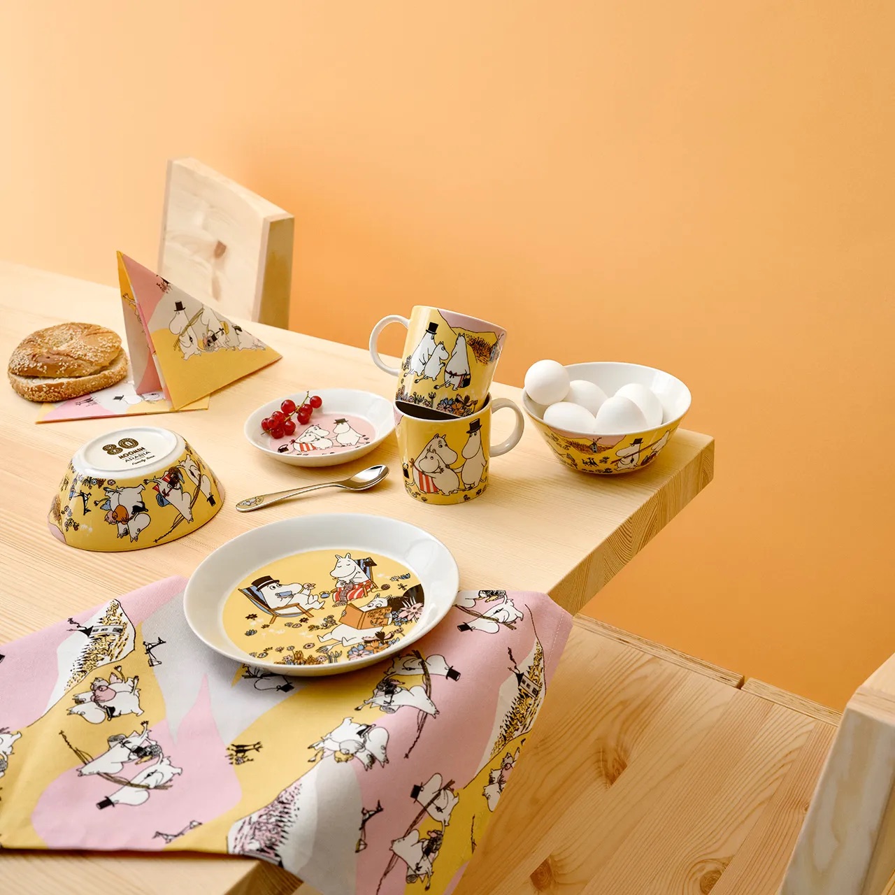 Moomin Kitchen Towel 50x70 cm - Family time - 2