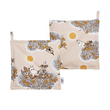 Moomin Potholders 22x22 cm - Friends forever (2-Pack)