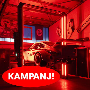 Tvåpelarlyft 3,6 t Fritt golv Profi-Line (GRÅ)