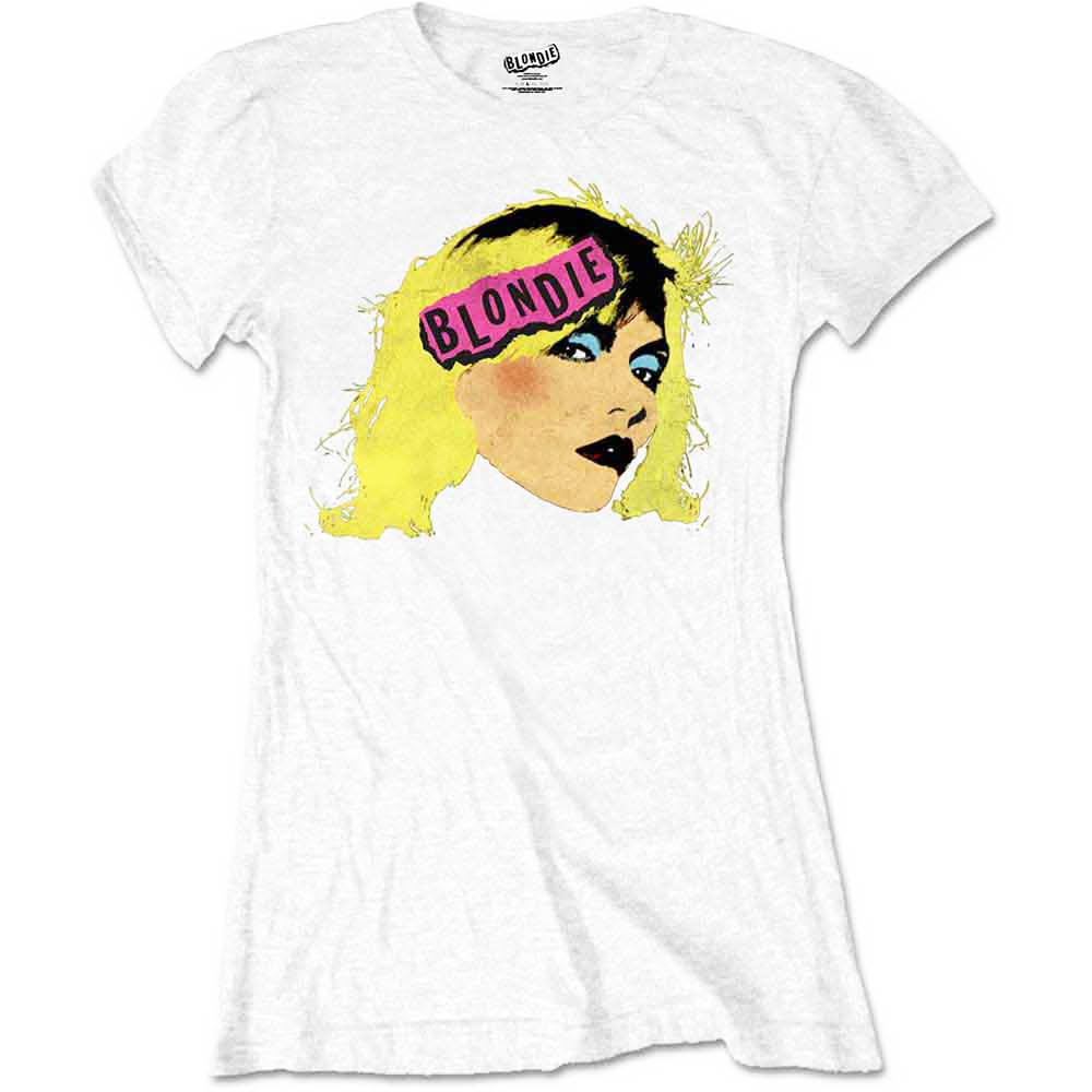 BLONDIE - T-SHIRT DAM, PUNK LOGO