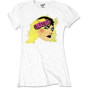 BLONDIE - T-SHIRT DAM, PUNK LOGO
