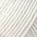 Eco Bomull 901  Offwhite Stickfasthet 26 maskor på sticka 3,0 mm