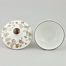 Jackie Lynd (Japonica 1977) Sugar Bowl with Brown Flowers 11 cm (2)