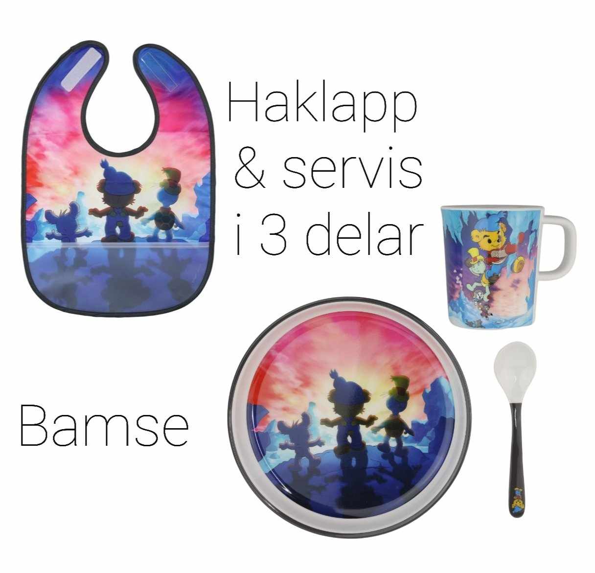 Paket Bamse Servis och Haklapp