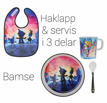 Paket Bamse Servis och Haklapp