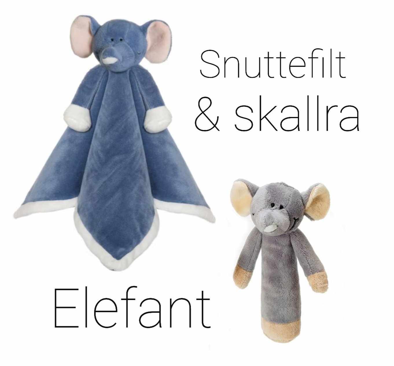 Paket Elefant Snutte och Skallra